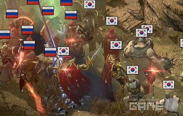 글로벌 이용자들의 전투, 국가대전을 노린 '리니지W'