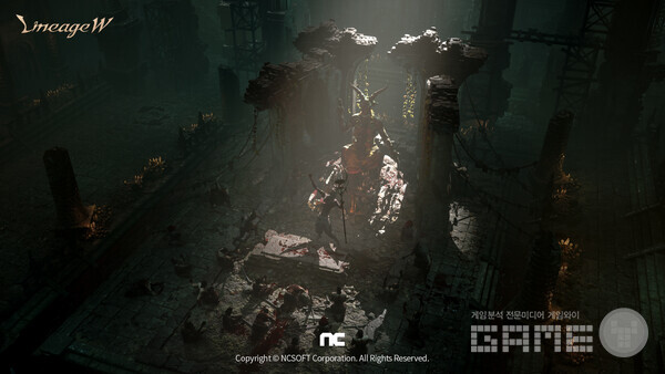 다크한 판타지 세계가 배경이다