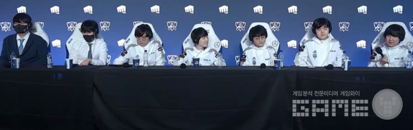 밝은 모습의 담원 기아 선수들