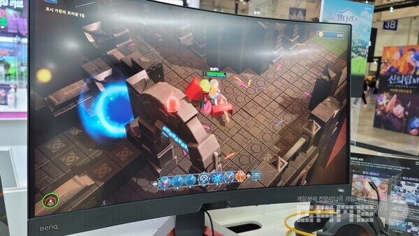 3D 화면으로 플레이하다가 특정 장면이 되면