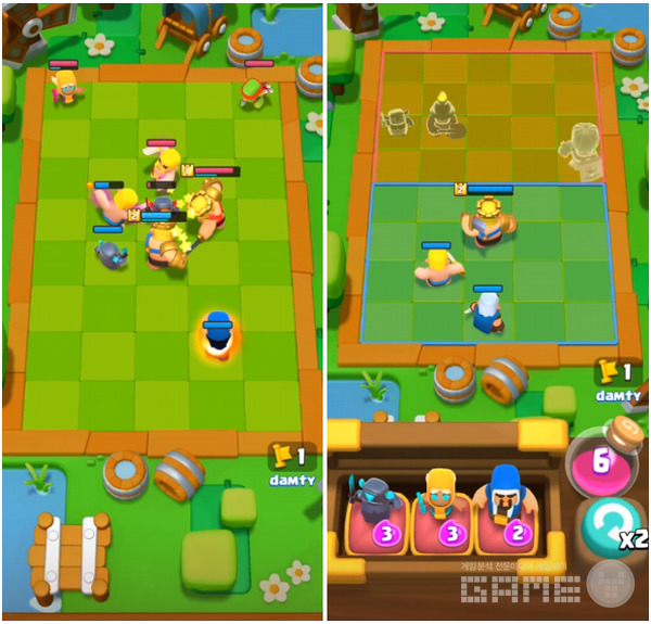 클래시 로얄과 다를 바 없다, 사진=클래시 미니