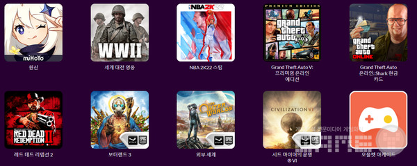 아직 한국 게임사는 보이지 않는다, 사진=코다샵 홈페이지