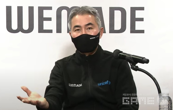 위메이드 장현국 대표, 사진=인터뷰 영상 갈무리