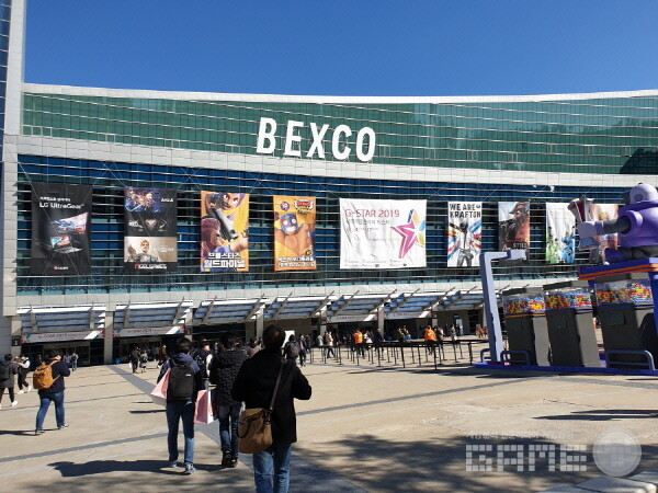 2019년 지스타, 게임와이 촬영