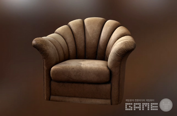 3. 3D 작업이 끝난 소파