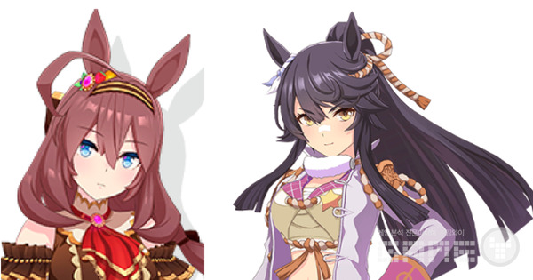  나리타브(라이언)와 미호노 부르봉(도주) 