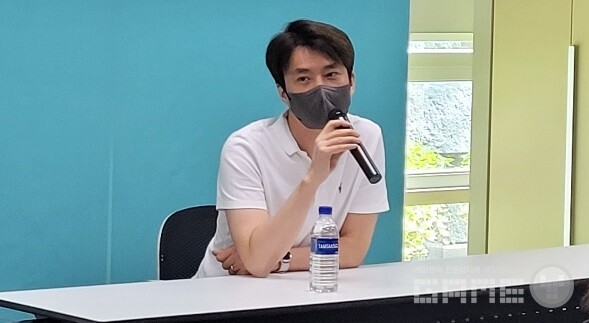 김대훤 총괄 부사장, 사진 = 게임와이 촬영