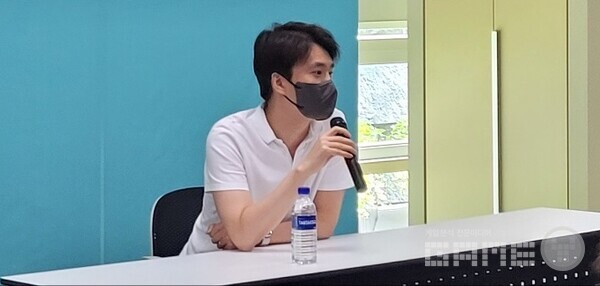 김대훤 총괄 부사장, 사진 = 게임와이 촬영