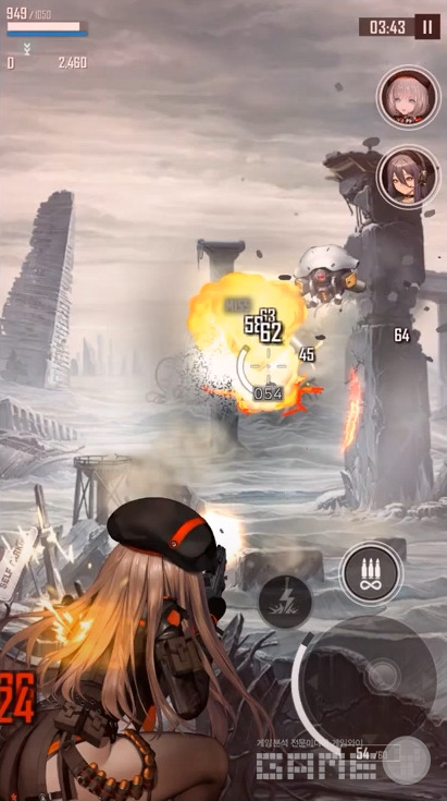 개발 초기 단계의 니케