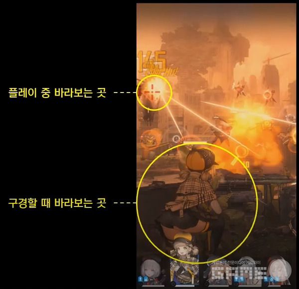 자동 전투는 캐릭터를 보기 위한 것