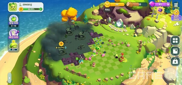 땅을 점점 넓혀가는 재미