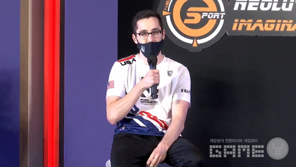 미국 대표 hwinn, 사진 = PNC2022 미디어데이 갈무리