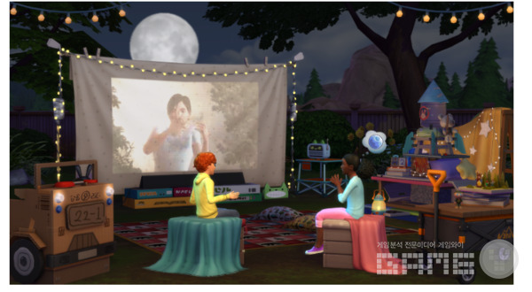 일생에 남을 어린 시절의 추억을 만드는 심즈4 Little Campers 키트, 사진=EA