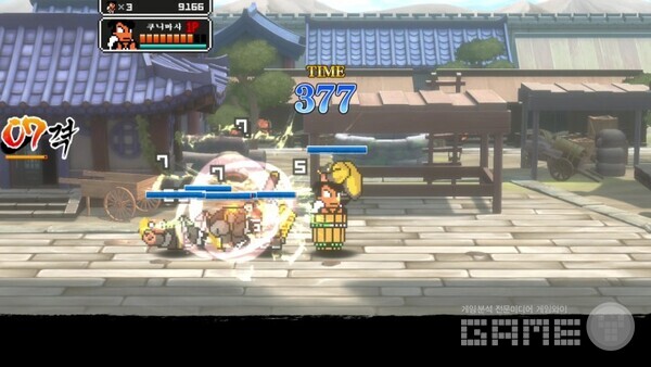 의리가 두텁지만 정에 약한 조금 순박한 사나이 '쿠니마사'. 사진=아크시스템웍스