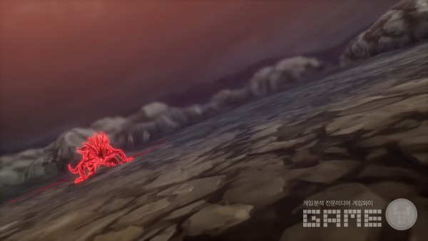 버서커의 각성기 ‘블러드 리블’을 사용해 혈마인으로 변신한 모습.컷 애니메이션 형태로 선보이는 각성기는 게임의 ‘보는 재미’까지 제공한다. 사진=넥슨