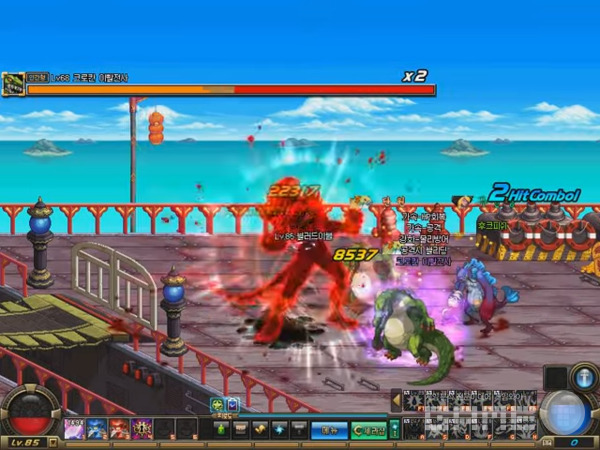 원작에서는 버서커가 2차 각성 블러드 이블이 되어 ‘블러드 리블’을 사용한다.‘블러드 리블’을 사용해 혈마인으로 변신한 모습. 사진=넥슨