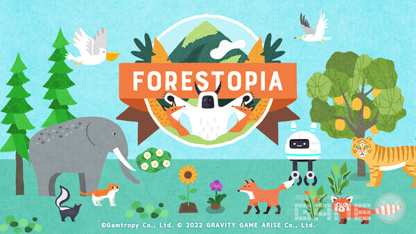 모바일 시뮬레이션 게임 '포레스토피아' 글로벌 사전예약 , 사진=그라비티 제공