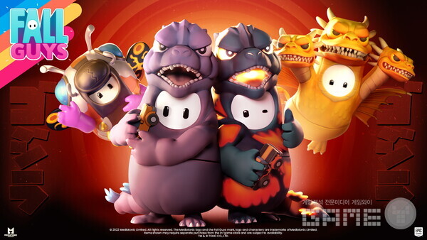 폴가이즈 ‘고질라’ 코스튬, 사진=에픽게임즈