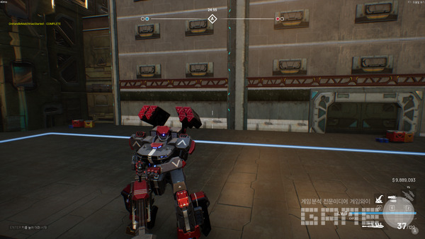 게임 속 로봇 기체의 모습, 사진 = 엠게임