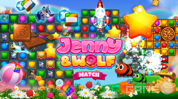 제니울프 매치 3 /게임와이 촬영