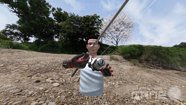 익숙한 풍경을 배경으로 낚시를 /게임와이  촬영