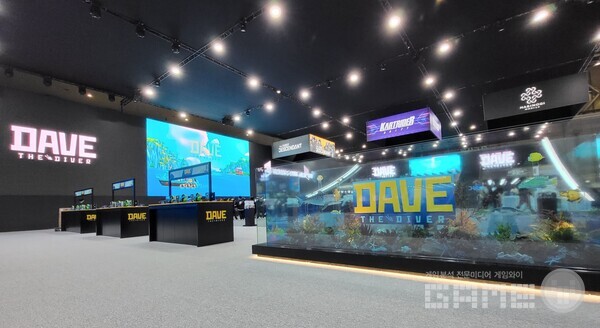 데이브 더 다이버 시연 부스 / 게임와이 촬영
