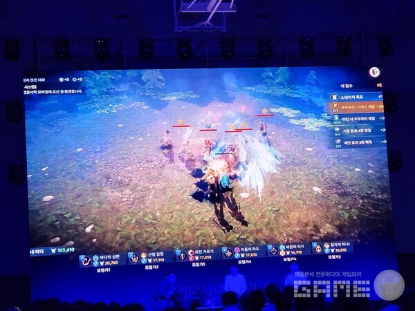 여명의 기수 전투 모습 / 게임와이 촬영