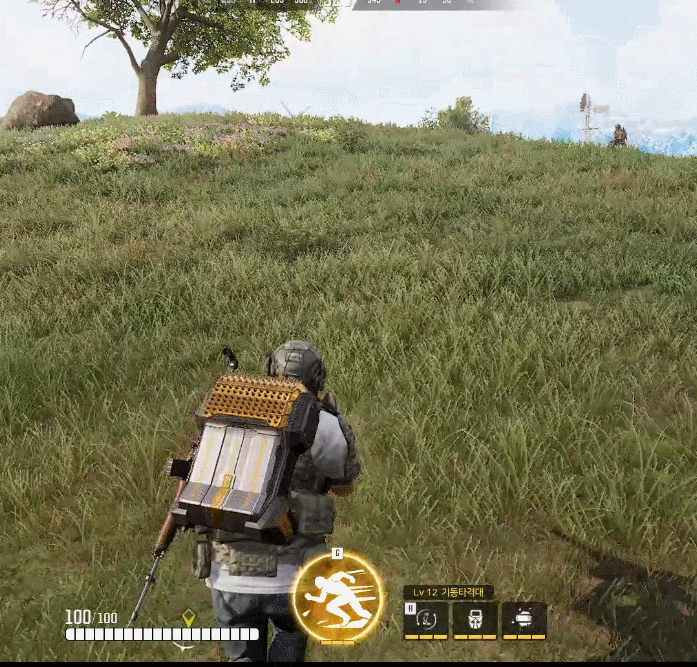 기습 공격을 막아주는 방탄방패 / 게임와이 촬영