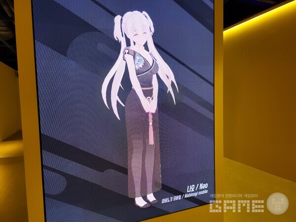 마비노기 모바일의 나오 / 게임와이 촬영