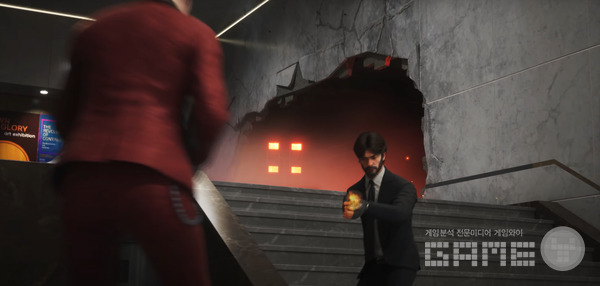 실제로 게임 내에서 벽을 부수고 진입이 가능하다 / 