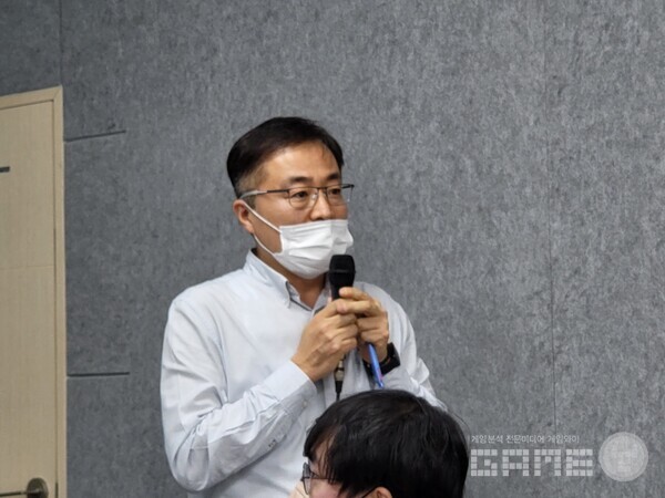 게임물등급위원회 김진석 본부장 /게임와이 촬영