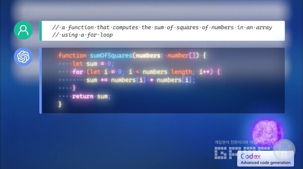 애저 오픈AI 서비스에서 활용 가능한 코덱스(Codex)  /마이크로소프트
