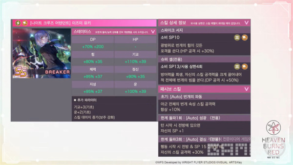 [나이트 크루즈 어텐던트] 이즈미 유키 / 헤븐 번즈 레드 채널