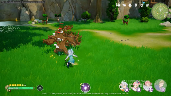 일곱 개의 대죄 오리진의 시연 영상 중 일부분 / 출처 넷마블 공식 유튜브 