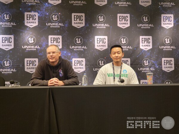 좌측부터 팀 스위니 대표와 박성철 대표 / 게임와이 촬영