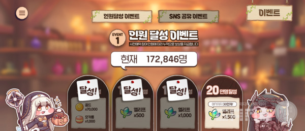 볼따구를 떙기기 위해, 현재 약 17만 명의 이용자가 예약한 상태다 / 출처 트릭컬 공식 홈페이지