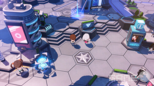 채널 익시드. 밖 광장에 배치된 다양한 NPC와 소통할 수 있다. 데미스 리본 /넷마블