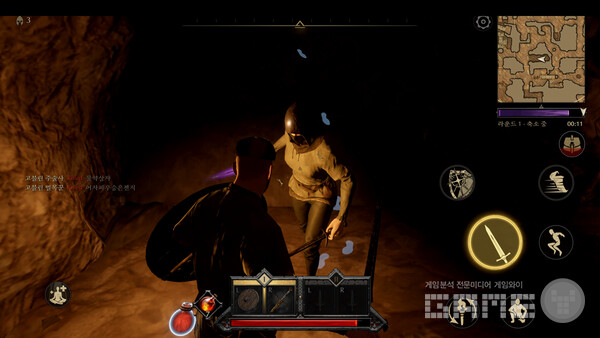 시연장에서도 포탈 주변에서 많은 교전이 있었다 / 크래프톤 제공