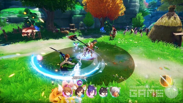 파티원 5명의 스킬을 쿨타임에 맞춰 계속 사용할 수 있다 / 엔씨 제공