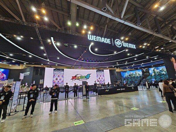 제1전시장 위메이드 부스 /게임와이 촬영