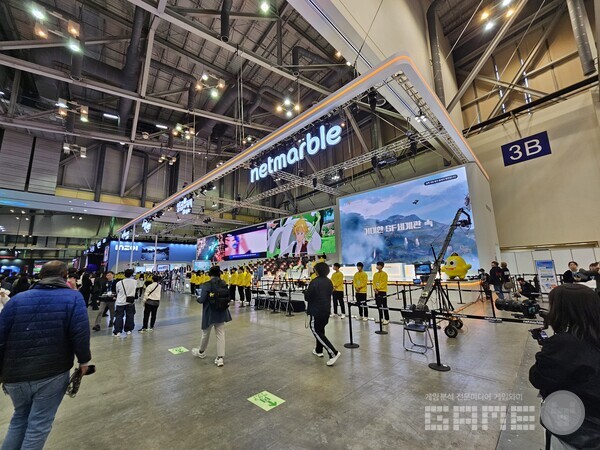 제1전시장 위메이드 부스 /게임와이 촬영