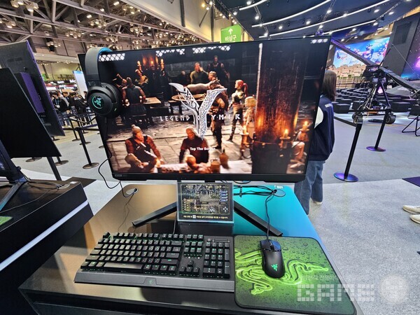 제1전시장 위메이드 부스 /게임와이 촬영