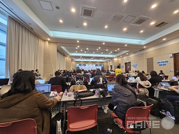 위메이드 장현국 대표 인터뷰 현장 /게임와이 촬영