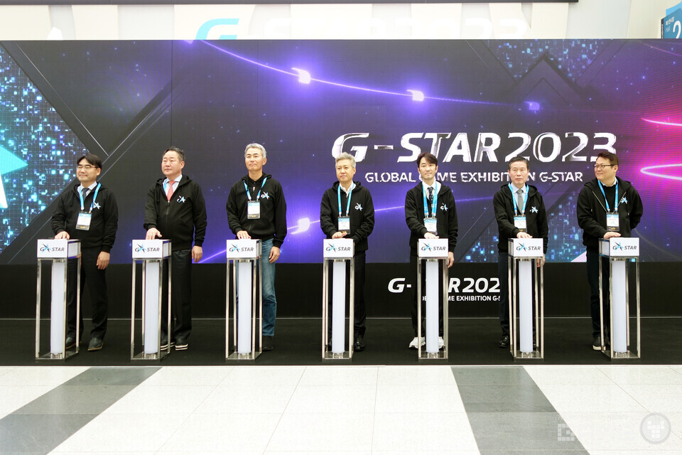 ​​지스타 2023 개막식 현장 / 게임와이 촬영​