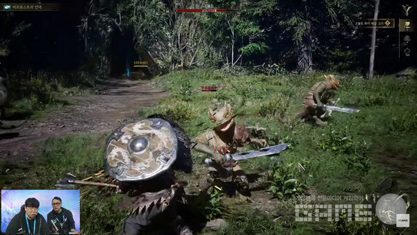 타격감이 끝내주는 액션 장면 / 위메이드 유튜브 캡쳐