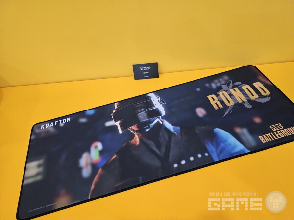 크래프톤 굿즈 부스 /게임와이 촬영