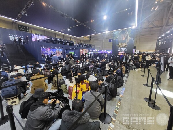 BSS와 배틀크러쉬도 많은 대기열이 발생했다 / 게임와이 촬영