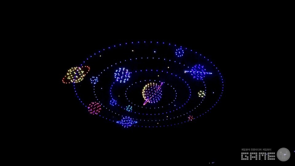 ‘위메이드 페스티브 나이트’ 드론쇼 / 게임와이 촬영