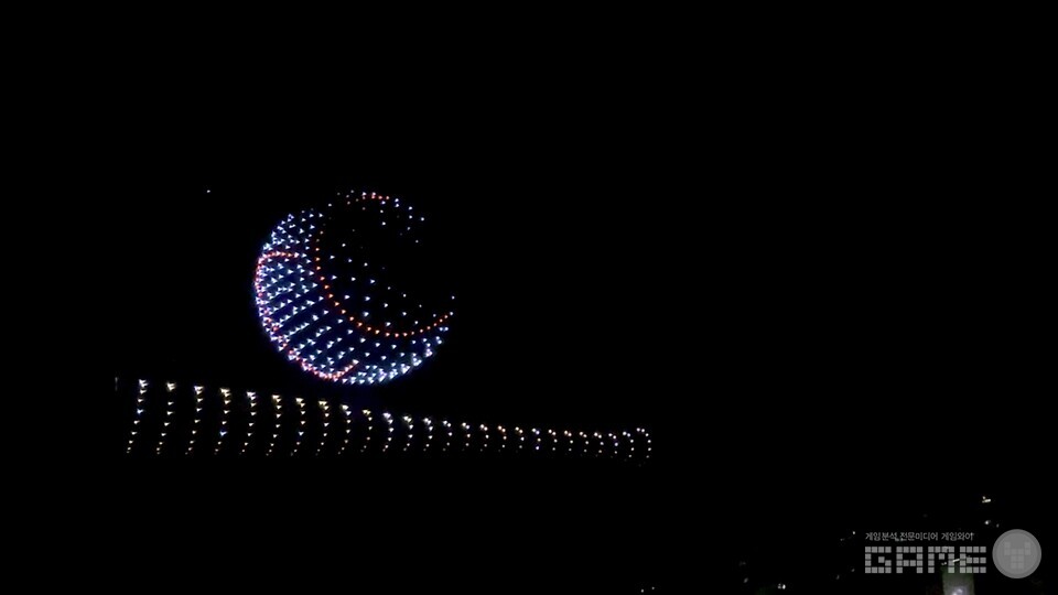 ‘위메이드 페스티브 나이트’ 드론쇼 / 게임와이 촬영