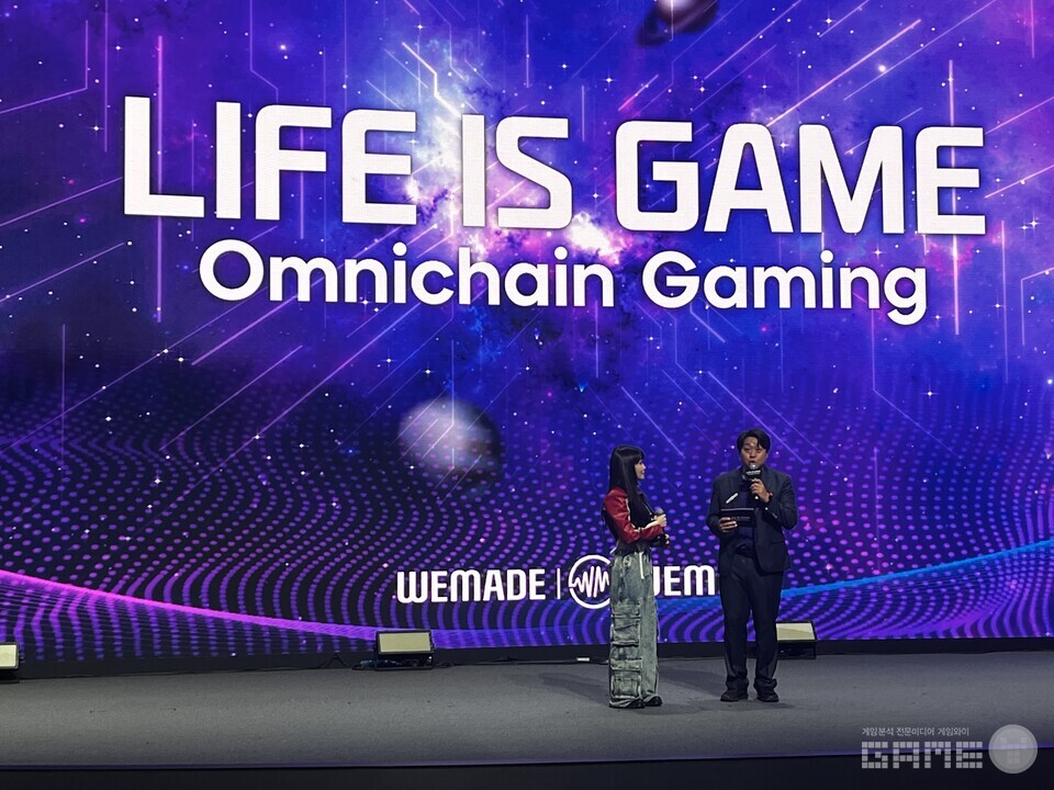 위메이드 가수 청하 특별공연 프로그램 현장 / 게임와이 촬영